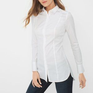 WHBM Fitted button down blouse